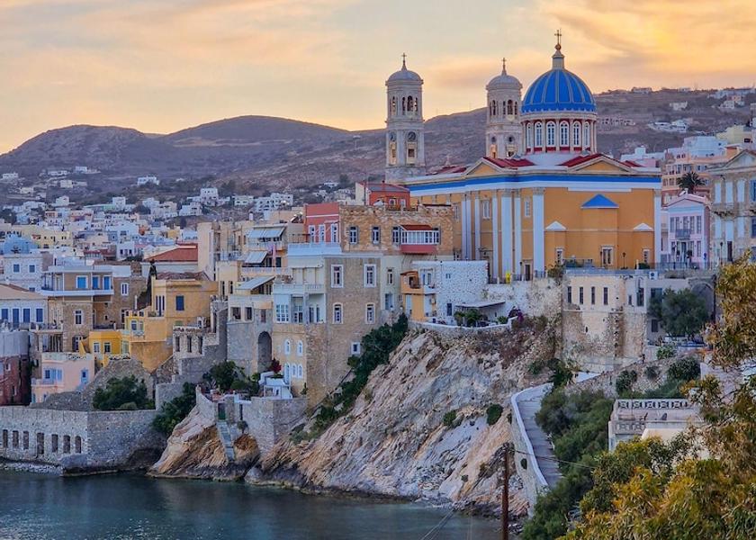 South Aegean Syros Balcony view