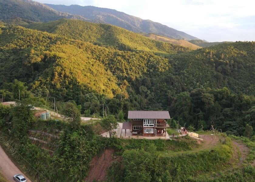 Nan Province Bo Kluea Aerial view