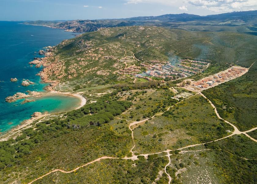 Sardinia Trinità d'Agultu e Vignola Aerial view