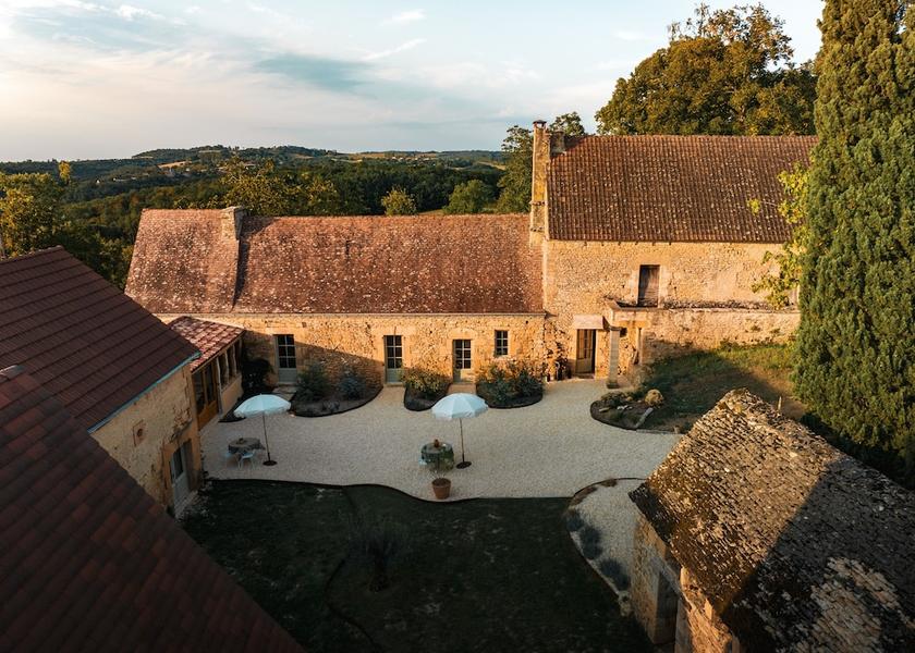 Nouvelle-Aquitaine Sarlat-la-Canéda Aerial view