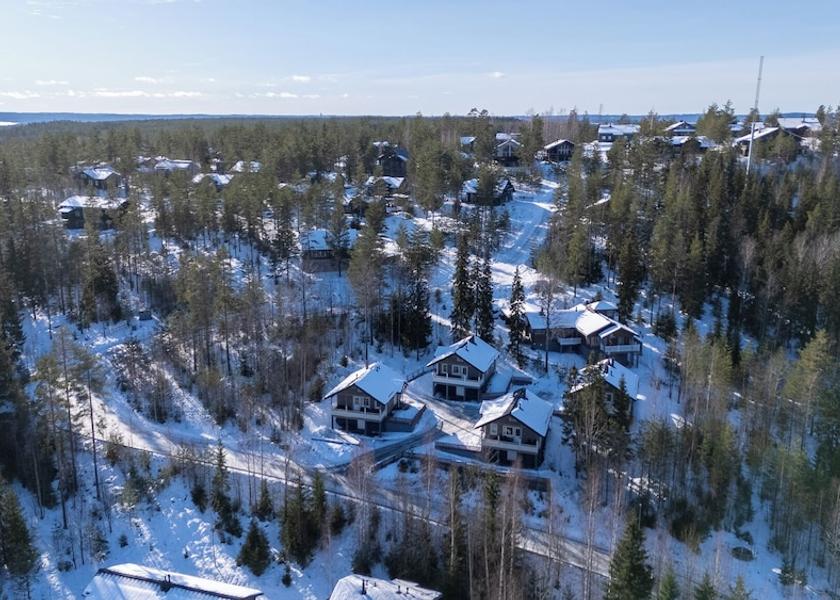 Central Finland Jamsa Land view from property