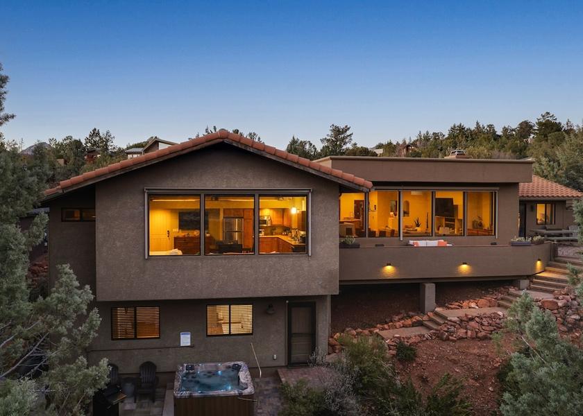 Arizona Sedona Aerial view