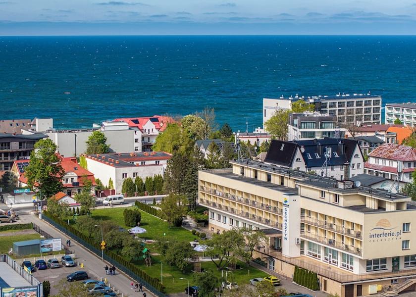 West Pomeranian Voivodeship Ustronie Morskie Aerial view