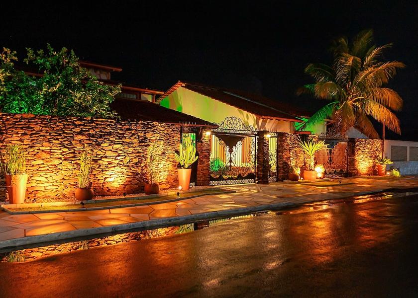 Goiás Pirenópolis Front of property - evening/night
