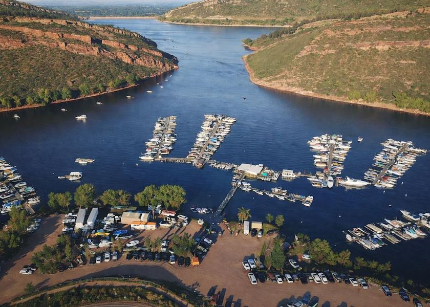 Colorado Fort Collins Aerial view