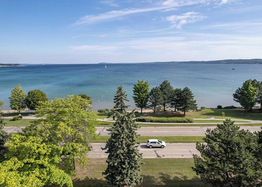 Michigan Traverse City Aerial view