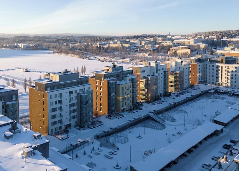 Central Finland Jyväskylä Land view from property