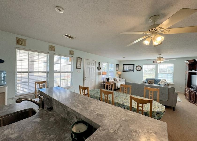 Texas Port Bolivar Living area