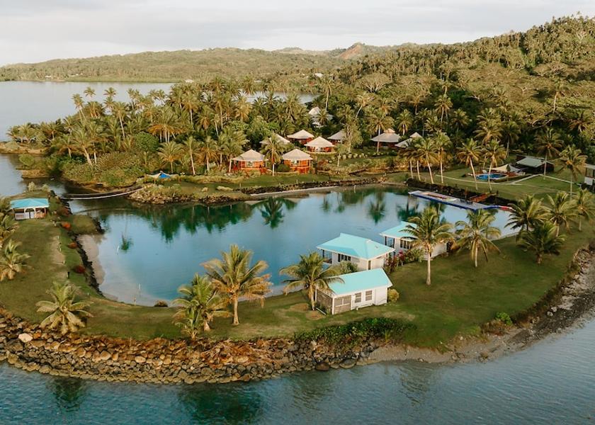 Northern Division Savusavu Aerial view