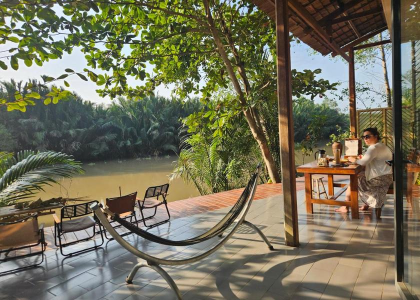 Vinh Long Province Ben Tre Balcony/terrace