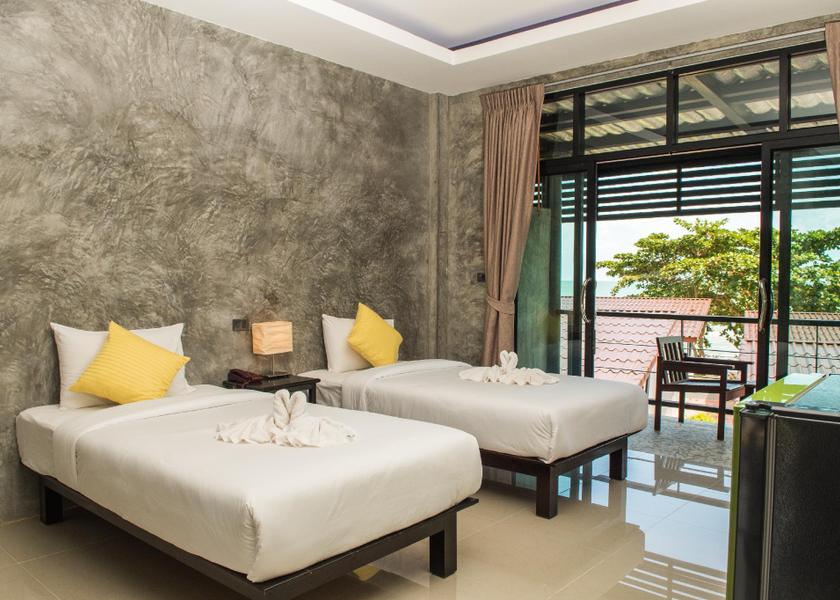 Nakhon Si Thammarat Province Sichon Deluxe Double Room with Balcony and Sea View