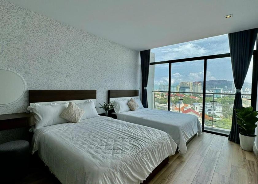 Ho Chi Minh Municipality Vung Tau One-Bedroom Apartment with Balcony and City View