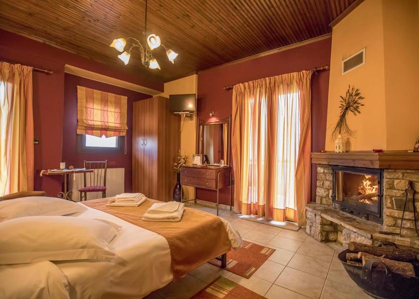 Thessaly Lake Plastiras Althea - Double Room with Lake View and Fireplace