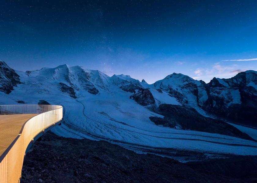 Graubünden Pontresina Balcony/terrace