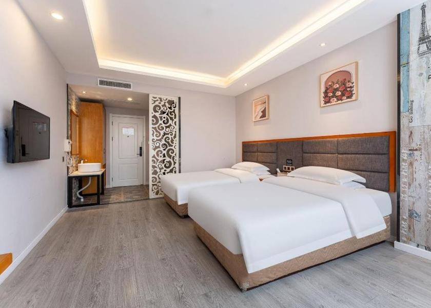 Zhejiang Jinhua Double Room with Two Double Beds