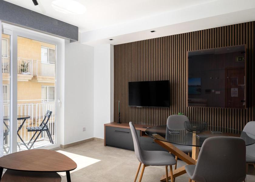 Central Region Gzira One-Bedroom Apartment with Balcony and City View