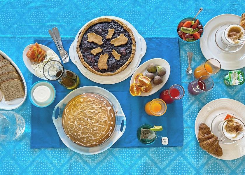 Sardinia Cabras Breakfast meal