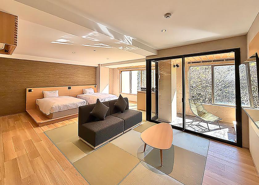 Iwate Shizukuishi Hot Spring Suite with Open-Air Bath, Forest View