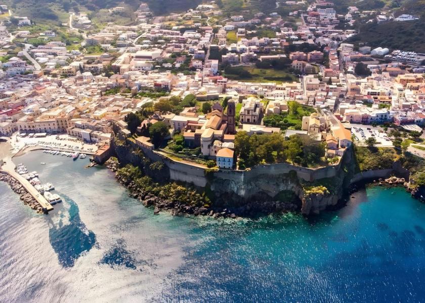 Sicily Lipari Exterior view