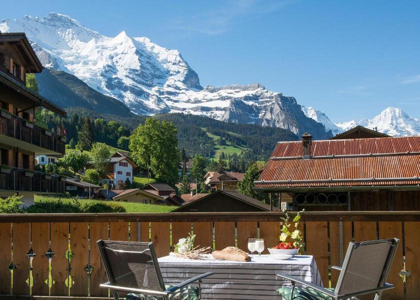 Canton of Bern Lauterbrunnen Balcony/terrace