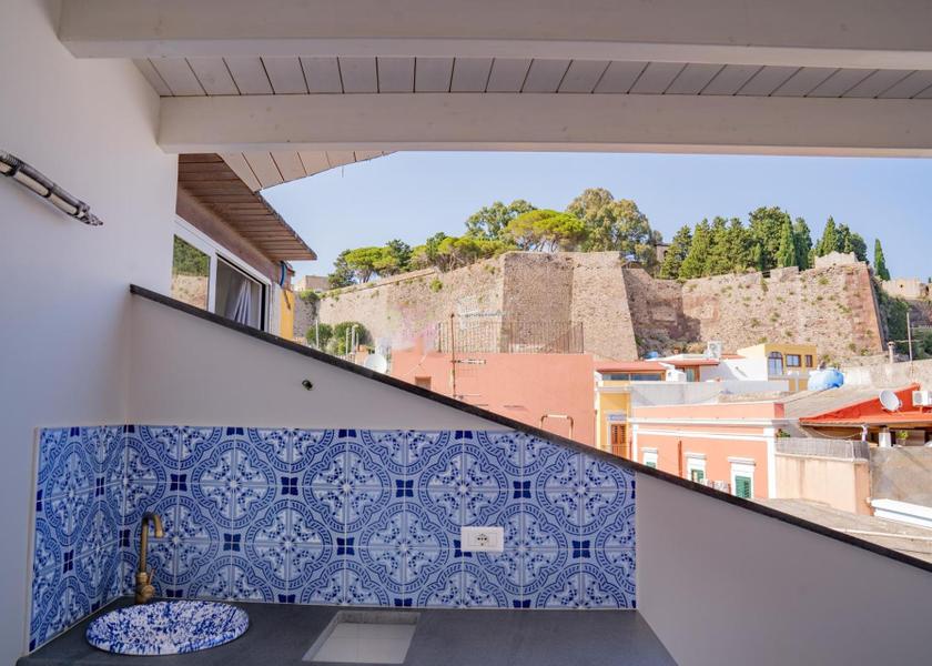 Sicily Lipari Balcony/terrace