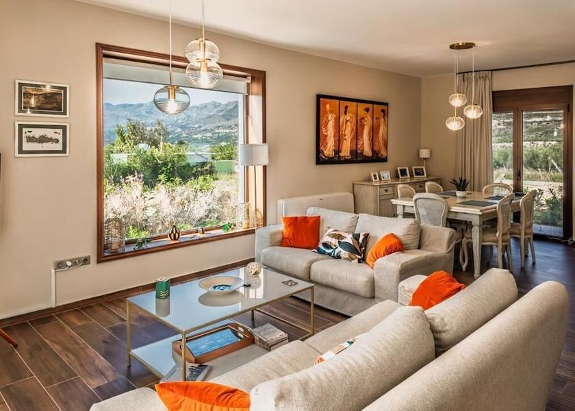 Crete Agios Vasileios Living area