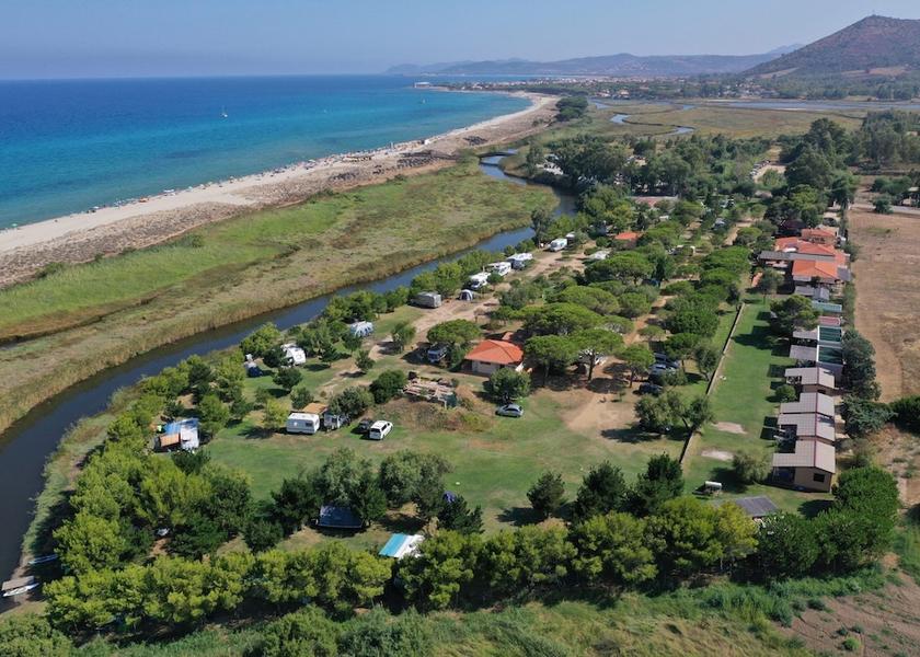 Sardinia Posada Aerial view