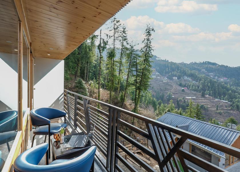 Himachal Pradesh Kufri Hotel View