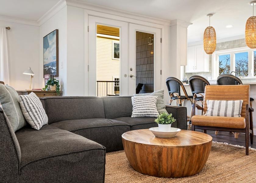 Maine York Beach Living area