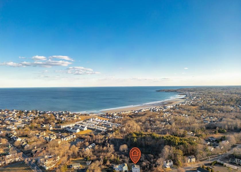 Maine York Beach Aerial view