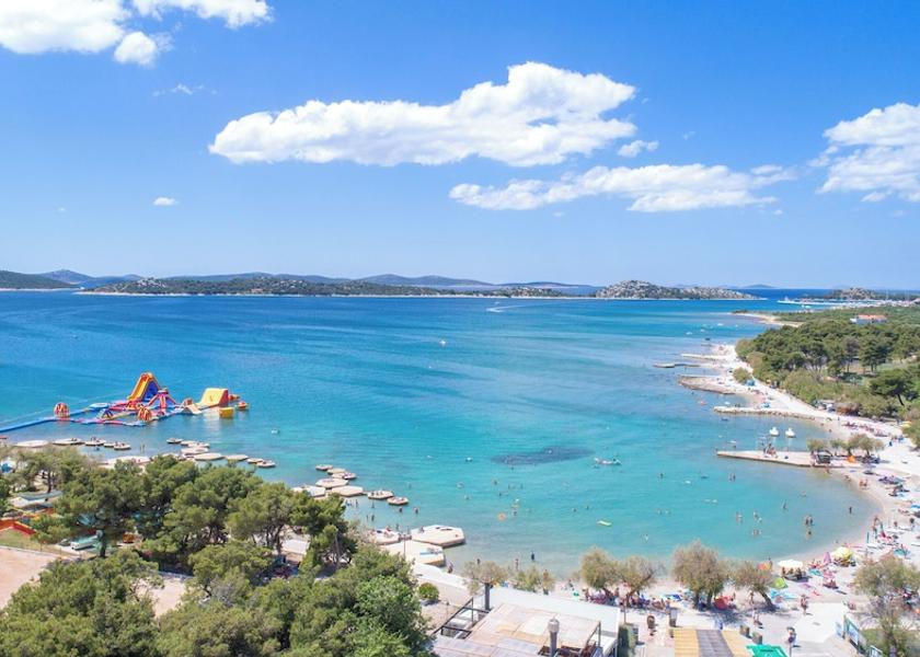 Sibenik-Knin Vodice City view from property
