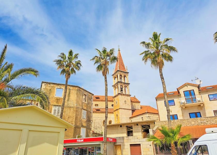 Split-Dalmatia Milna City view from property