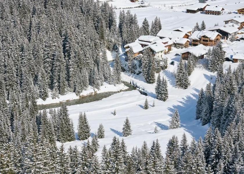 Vorarlberg Lech am Arlberg Aerial view