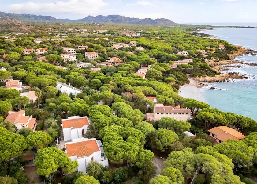 Sardinia Orosei Aerial view