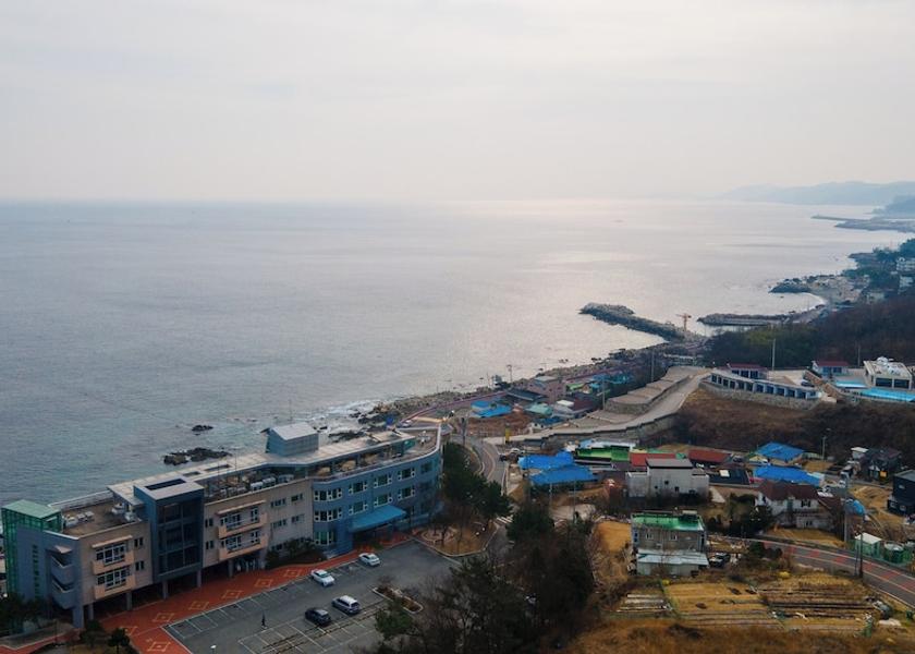 North Gyeongsang Yeongdeok Aerial view