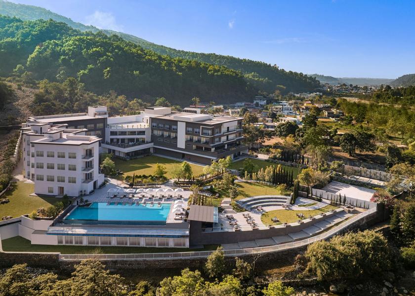 Uttarakhand Dehradun Aerial view of the resort