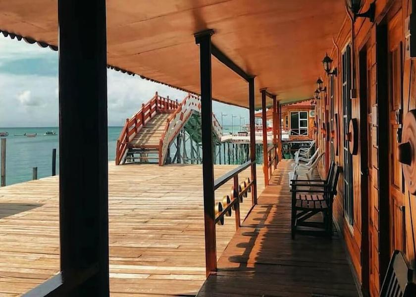 Sabah Mabul Island Terrace/patio