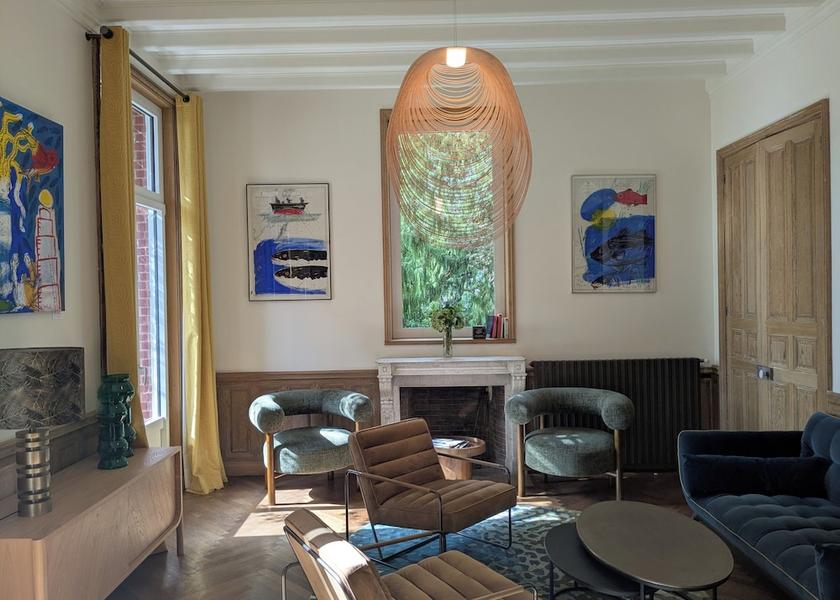 Normandy Etretat Living area