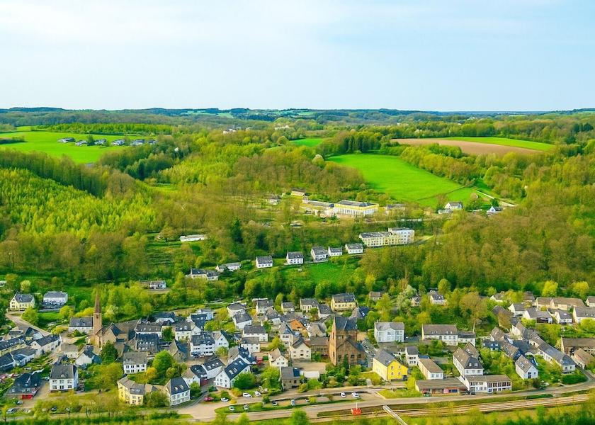 North Rhine-Westphalia Marienheide Aerial view
