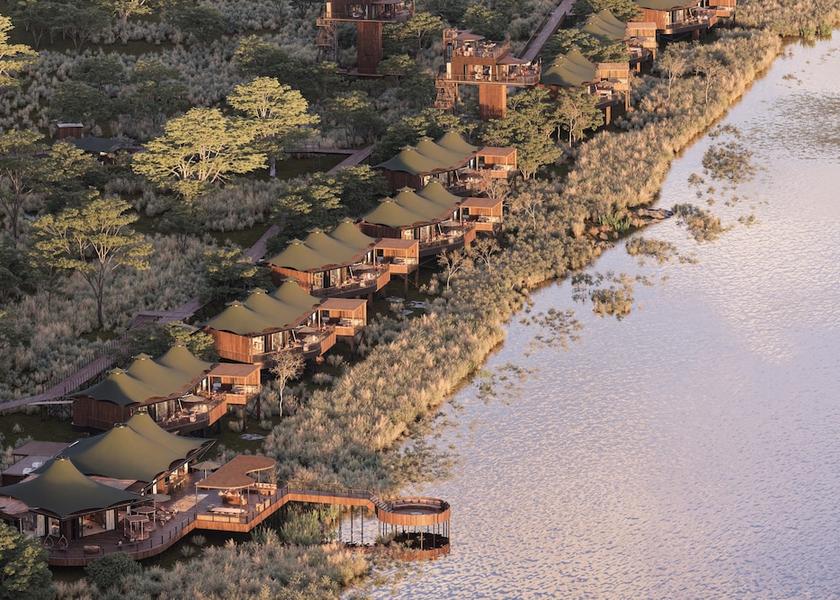 Central Kafue National Park Aerial view