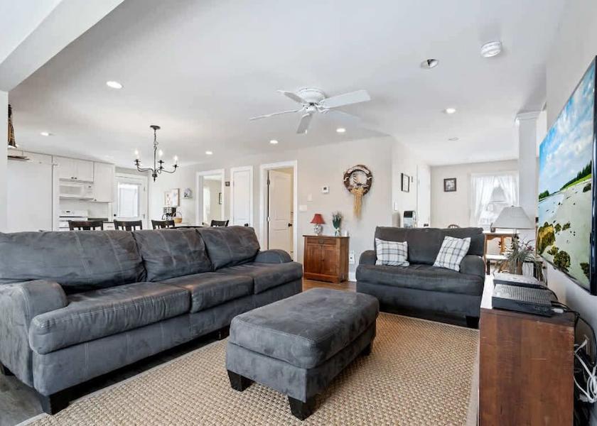 Maine York Beach Living area
