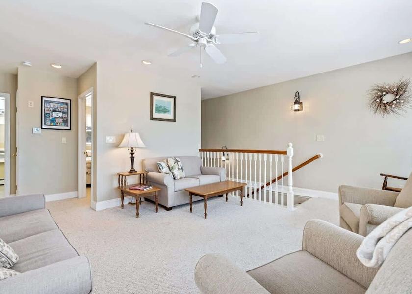 Maine York Beach Living area