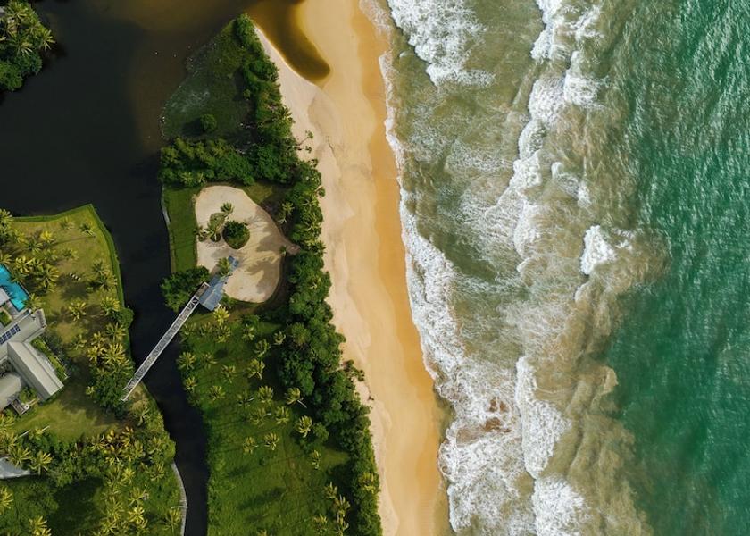 Southern Province Kosgoda Aerial view