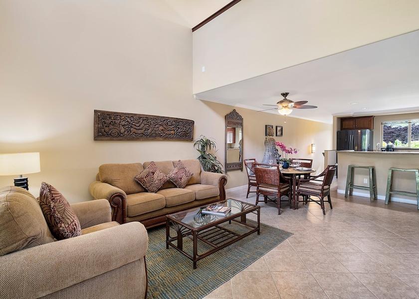 Hawaii Kamuela Living area
