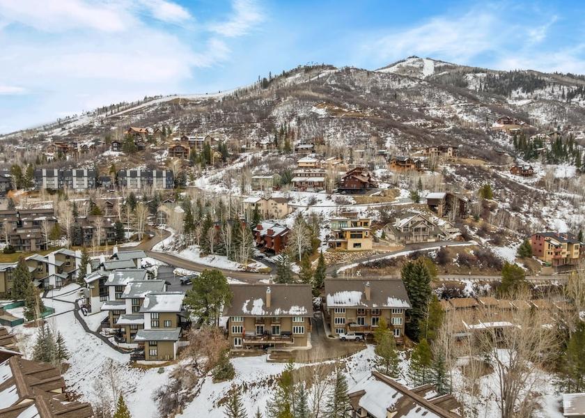Colorado Steamboat Springs Aerial view