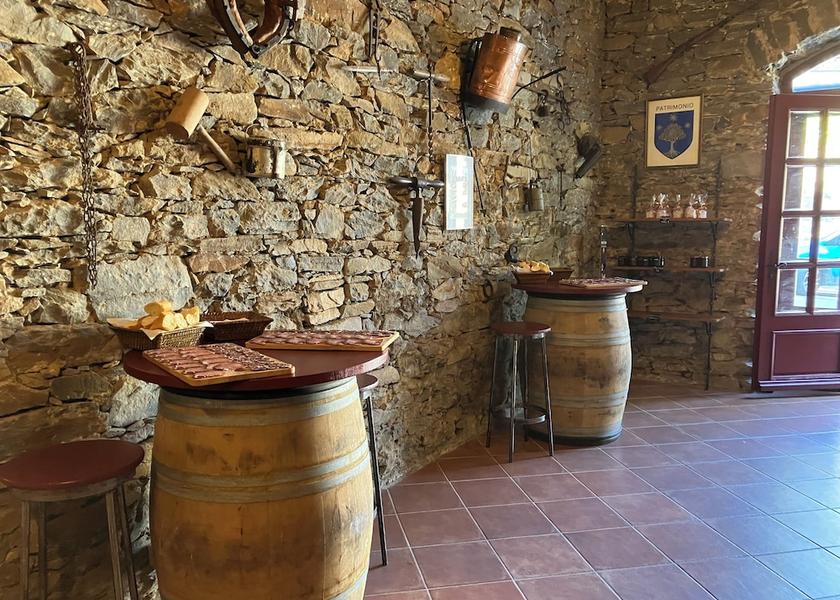 Corsica Patrimonio Tasting room