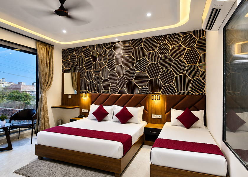 Uttar Pradesh Mathura Deluxe Double or Twin