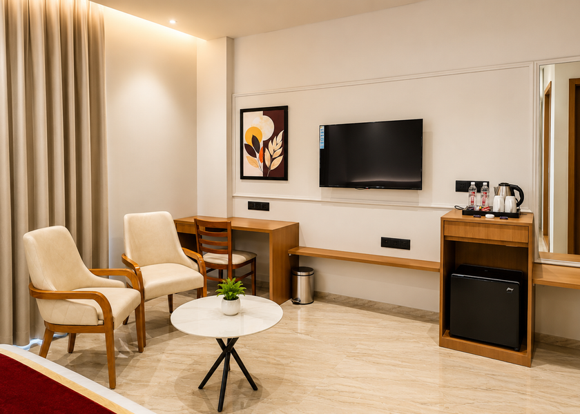Gujarat Junagadh Premium Double Room with Balcony
