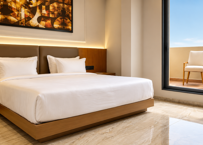 Gujarat Junagadh Premium Double Room with Balcony