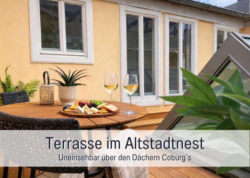 Bavaria Coburg Balcony/terrace